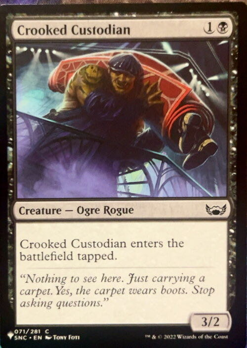 Crooked Custodian  magic card collectible - Main Image 3