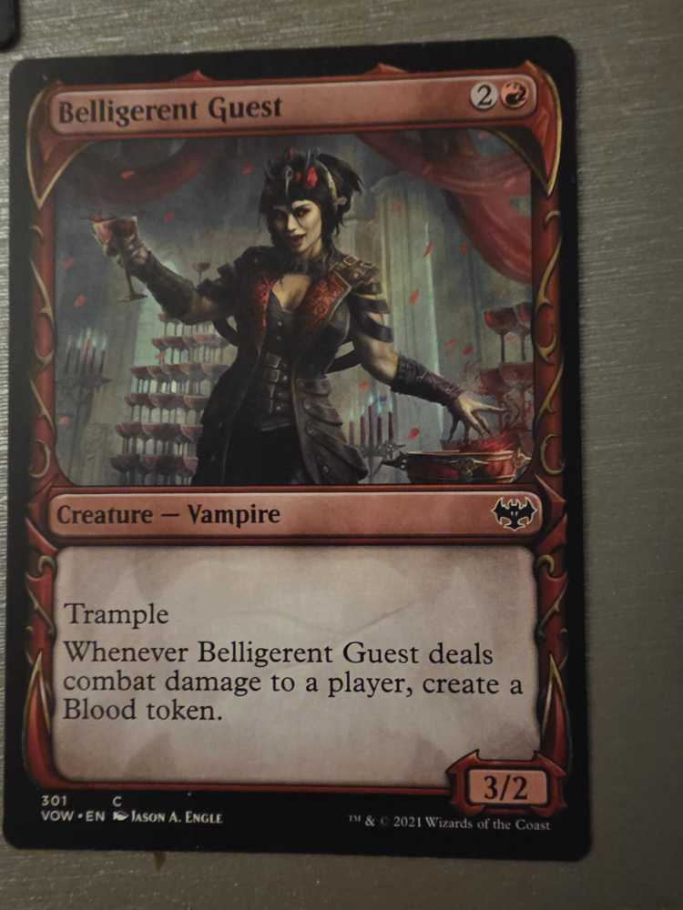 Belligerent Guest  magic card collectible - Main Image 2