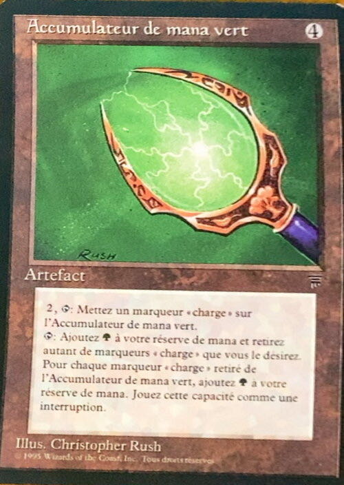Green Mana Battery  magic card collectible - Main Image 3