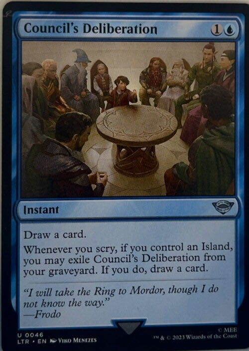 Council’s Deliberation  magic card collectible - Main Image 2