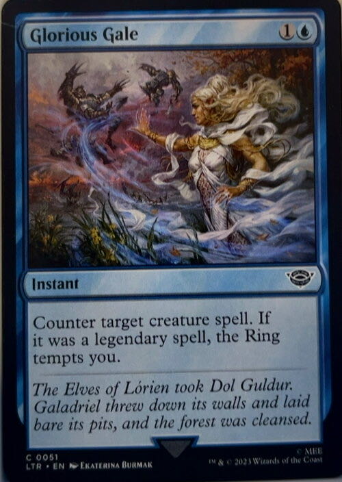 Glorious Gale  magic card collectible - Main Image 2