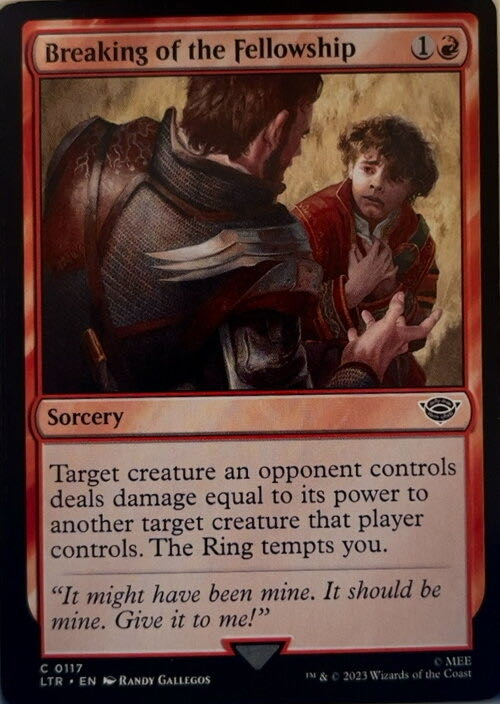 Breaking of the Fellowship  magic card collectible - Main Image 2