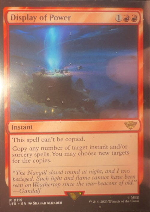 Display of Power  magic card collectible - Main Image 3