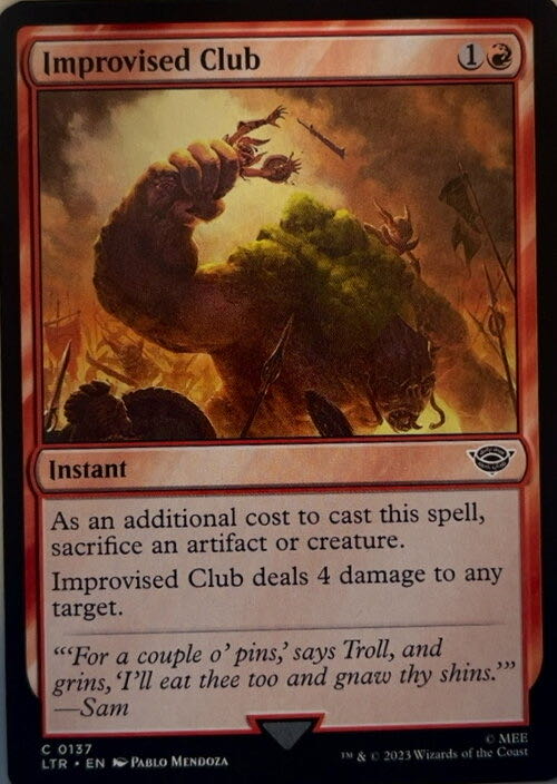 Improvised Club  magic card collectible - Main Image 2