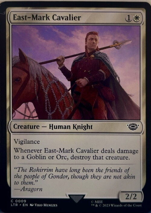 East-Mark Cavalier  magic card collectible - Main Image 2