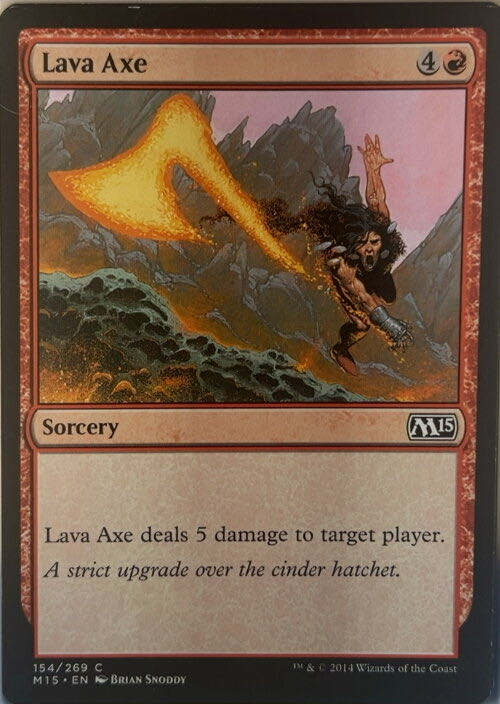 Lava Axe  magic card collectible - Main Image 2