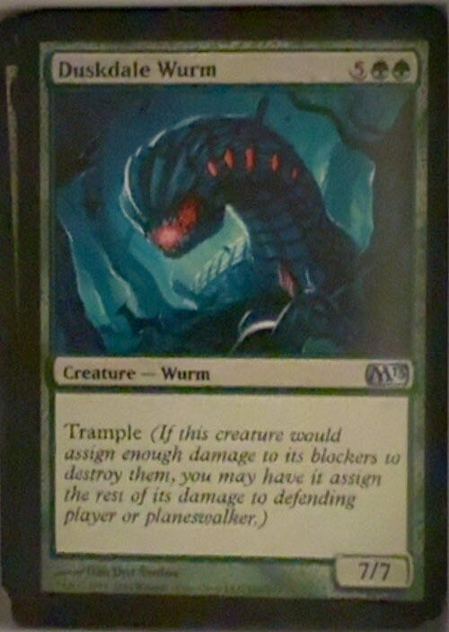 Duskdale Wurm  magic card collectible - Main Image 2