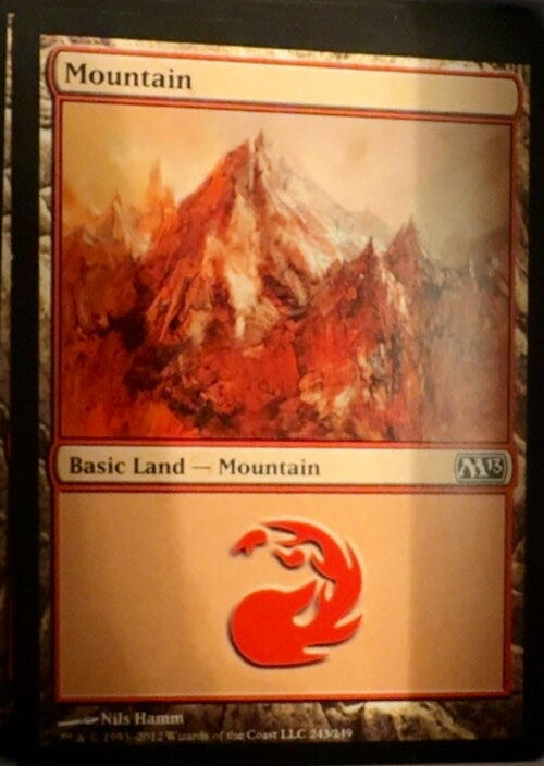 Mountain  magic card collectible - Main Image 2
