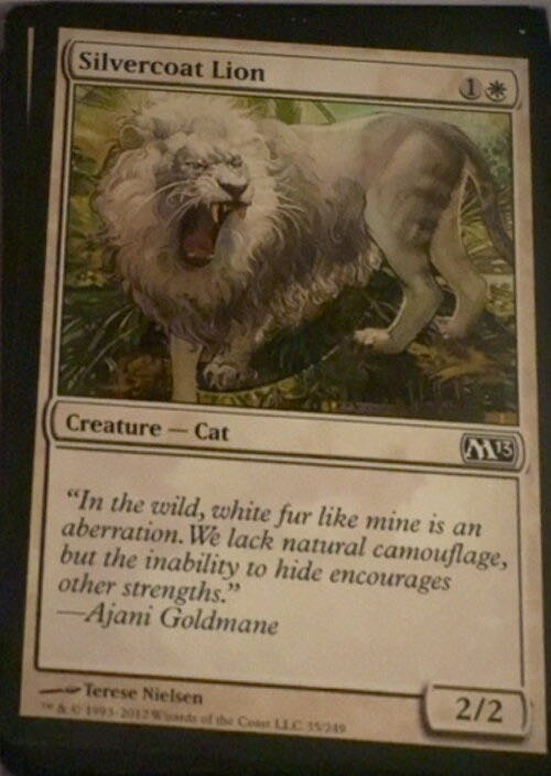 Silvercoat Lion  magic card collectible - Main Image 2