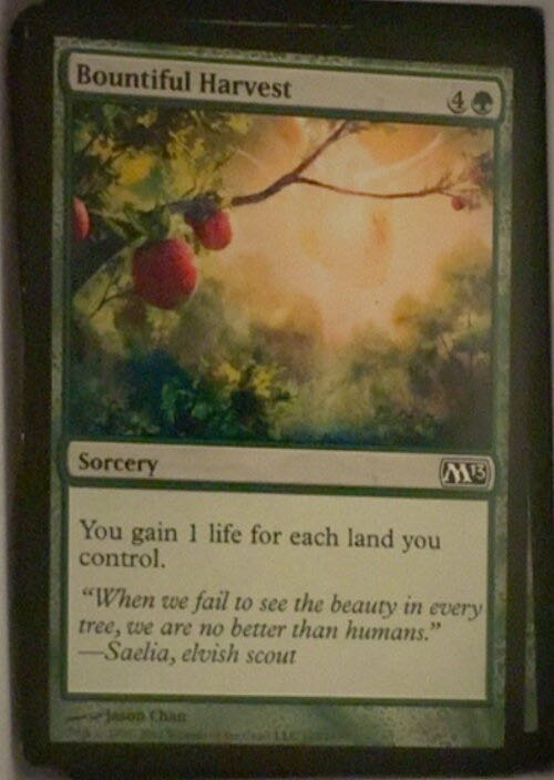Bountiful Harvest  magic card collectible - Main Image 2