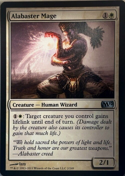 Alabaster Mage  magic card collectible - Main Image 2