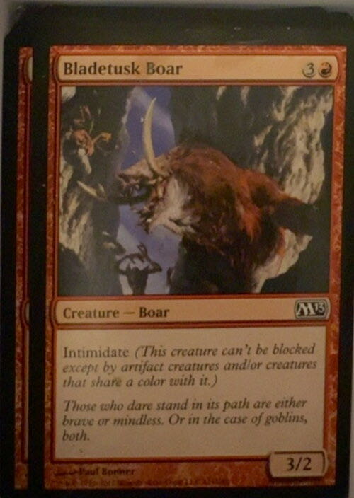 Bladetusk Boar  magic card collectible - Main Image 2