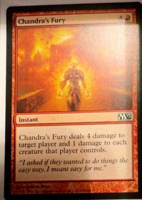 Chandra’s Fury  magic card collectible - Main Image 3