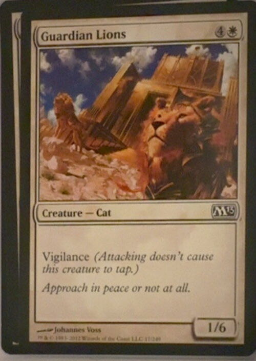 Guardian Lions  magic card collectible - Main Image 2