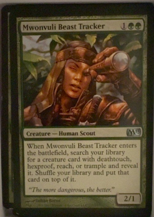 Mwonvuli Beast Tracker  magic card collectible - Main Image 2