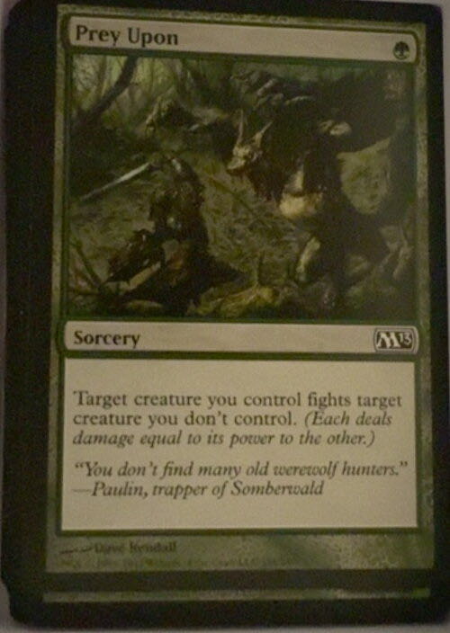 Prey Upon  magic card collectible - Main Image 2