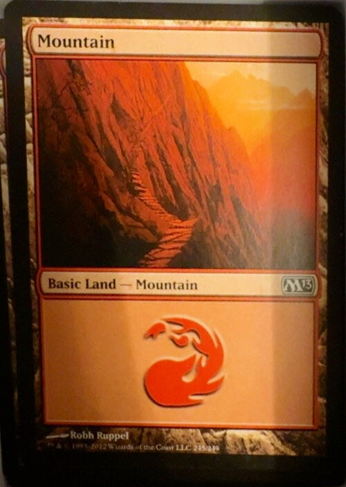 Mountain  magic card collectible - Main Image 2