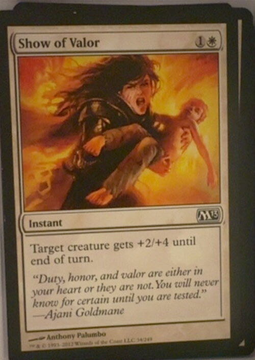 Show of Valor  magic card collectible - Main Image 2