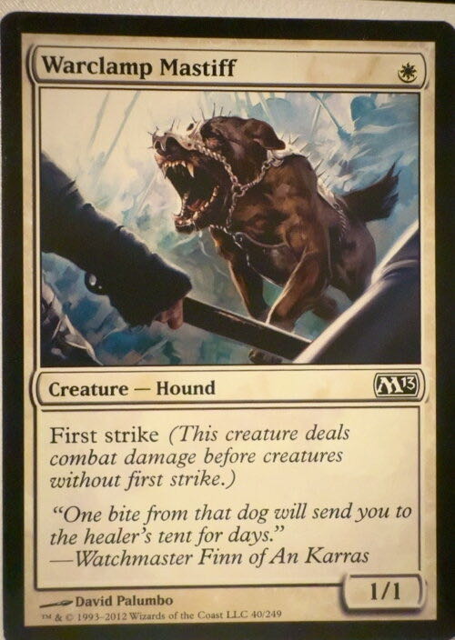 Warclamp Mastiff  magic card collectible - Main Image 3