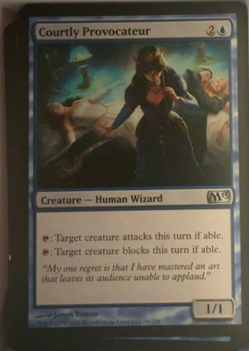 Courtly Provocateur  magic card collectible - Main Image 2