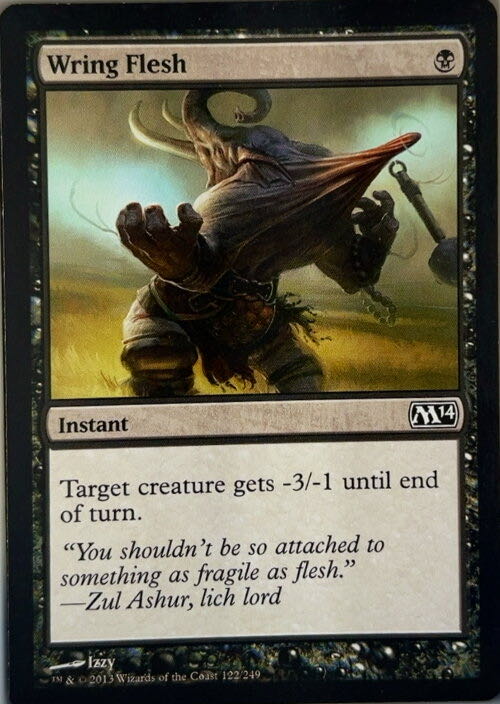 Wring Flesh  magic card collectible - Main Image 2