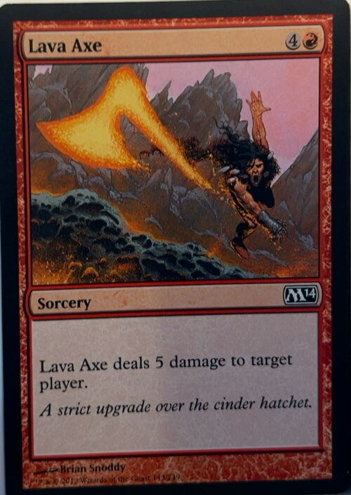 Lava Axe  magic card collectible - Main Image 2