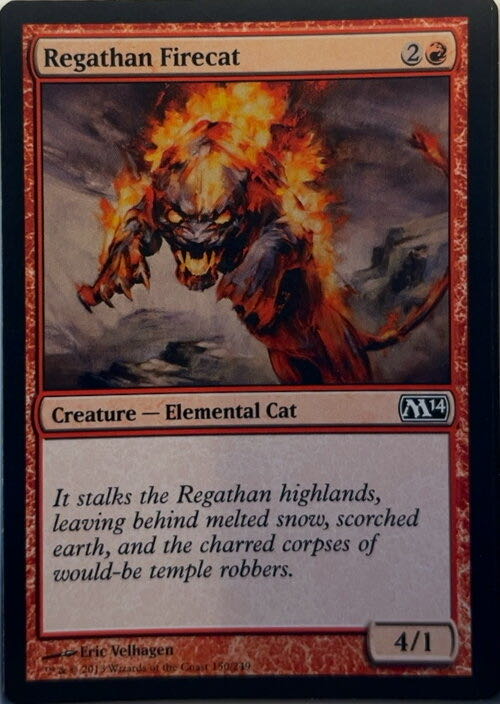 Regathan Firecat  magic card collectible - Main Image 2