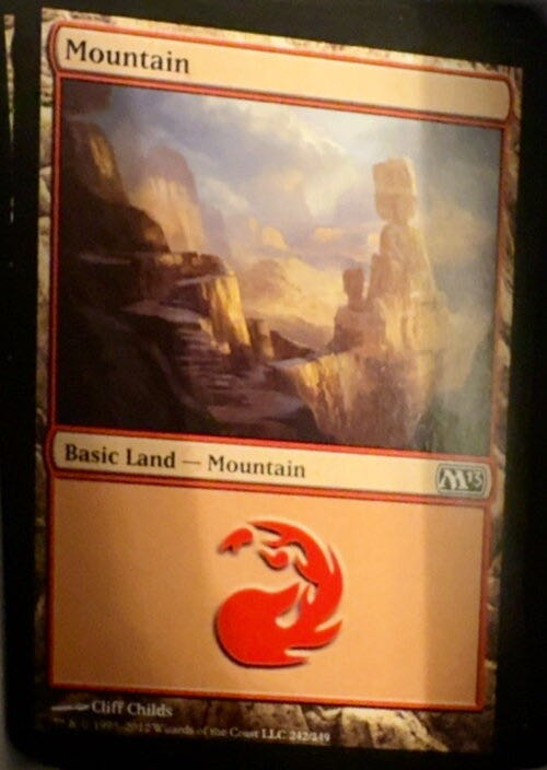 Mountain  magic card collectible - Main Image 2