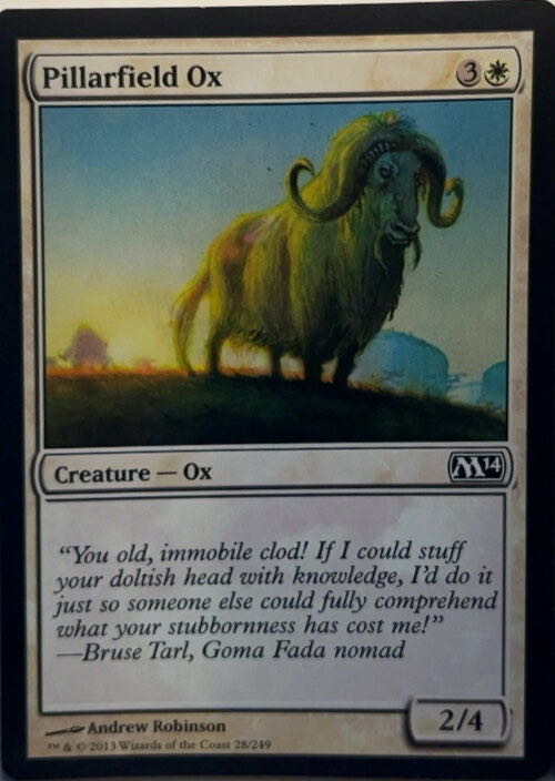 Pillarfield Ox  magic card collectible - Main Image 2