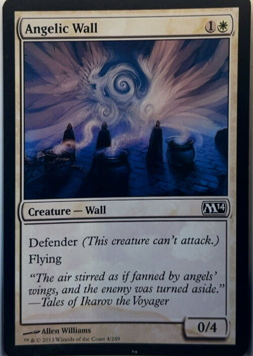 Angelic Wall  magic card collectible - Main Image 3