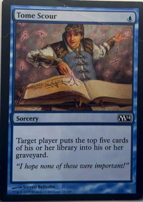 Tome Scour  magic card collectible - Main Image 2