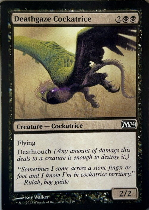 Deathgaze Cockatrice  magic card collectible - Main Image 2