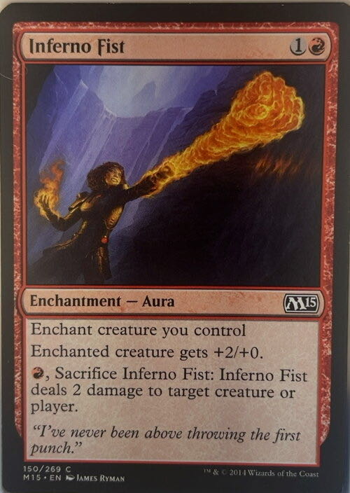 Inferno Fist  magic card collectible - Main Image 2