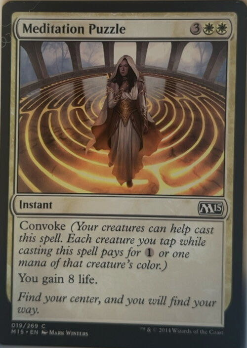 Meditation Puzzle  magic card collectible - Main Image 2