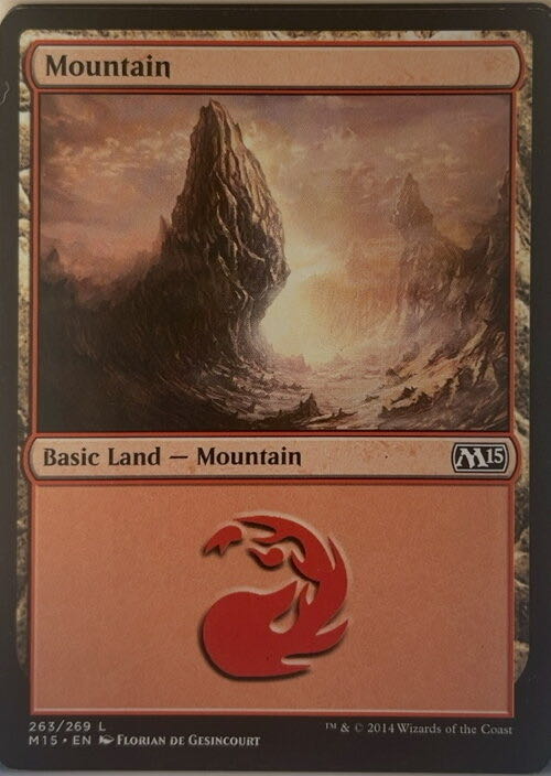 Mountain  magic card collectible - Main Image 2