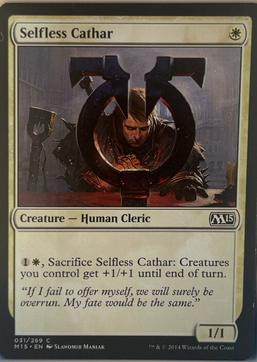 Selfless Cathar  magic card collectible - Main Image 2