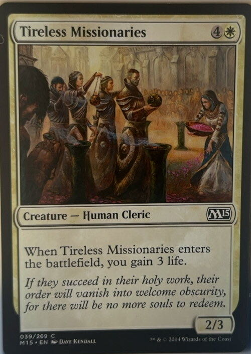 Tireless Missionaries  magic card collectible - Main Image 2