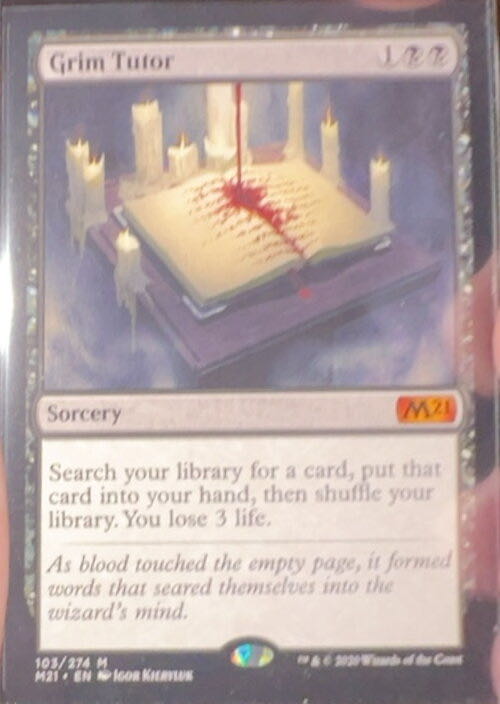 Grim Tutor  magic card collectible - Main Image 2