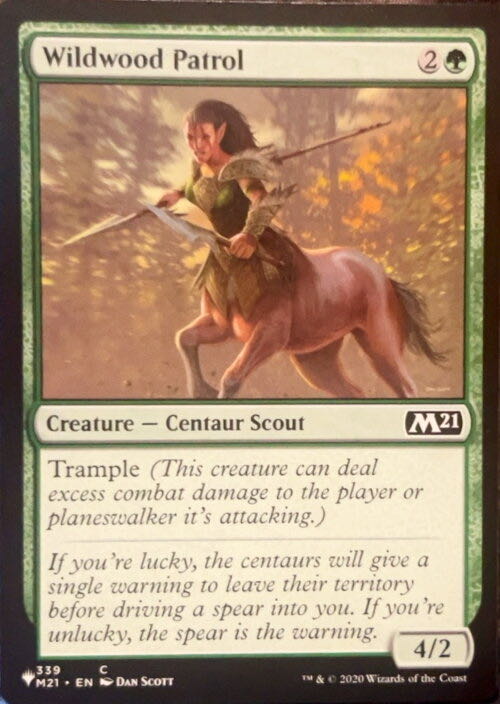 Wildwood Patrol  magic card collectible - Main Image 3