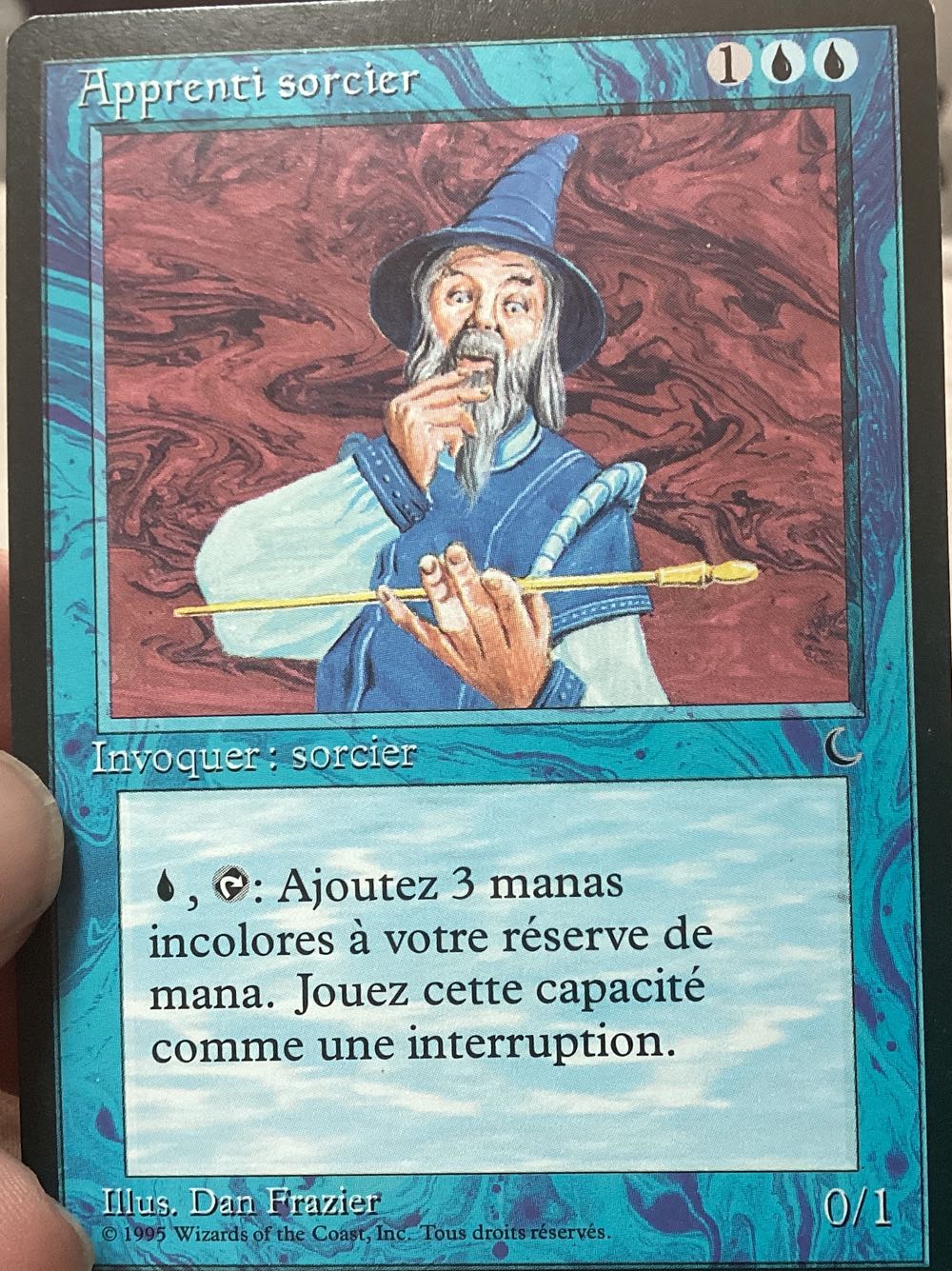 Apprentice Wizard  magic card collectible - Main Image 2