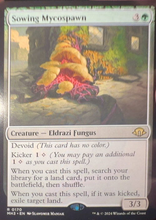 Sowing Mycospawn  magic card collectible - Main Image 3
