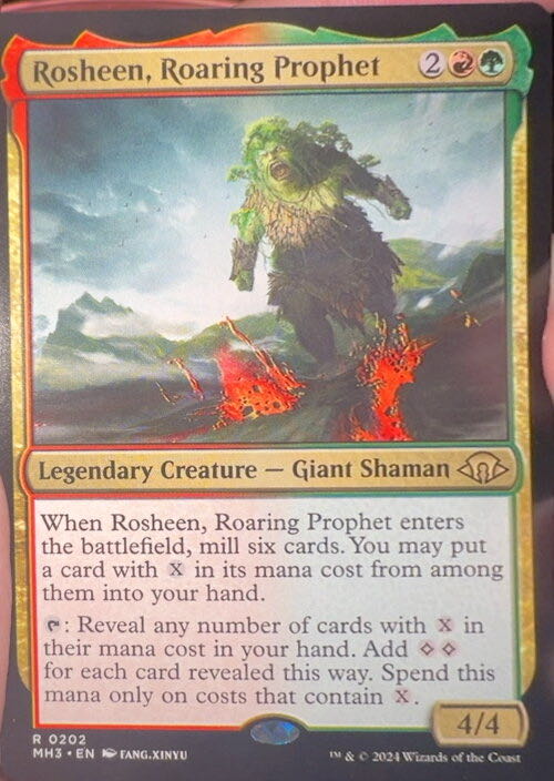 Rosheen, Roaring Prophet  magic card collectible - Main Image 3