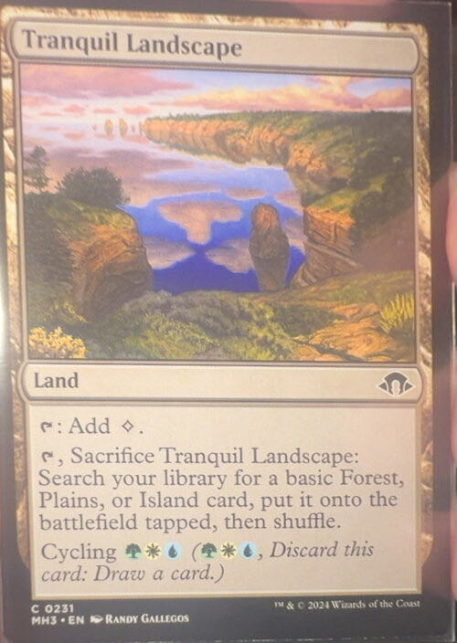 Tranquil Landscape  magic card collectible - Main Image 3