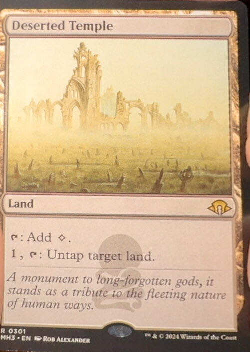 Deserted Temple  magic card collectible - Main Image 3