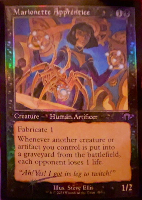 Marionette Apprentice  magic card collectible - Main Image 3