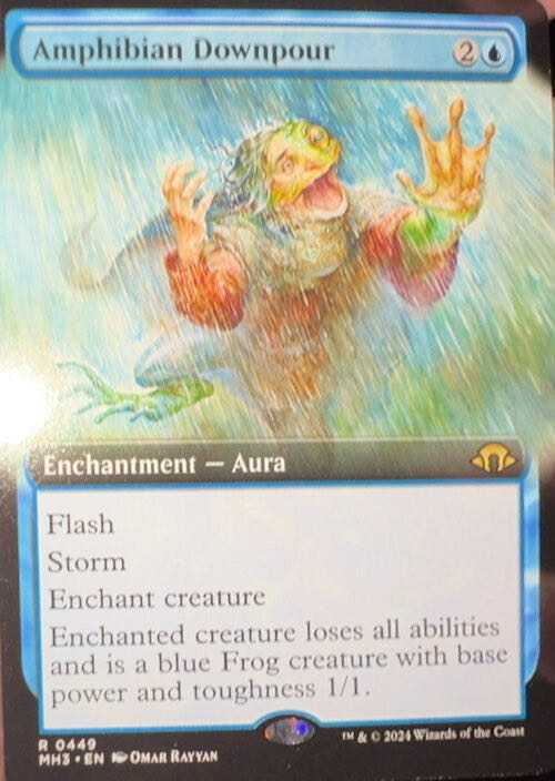 Amphibian Downpour  magic card collectible - Main Image 3