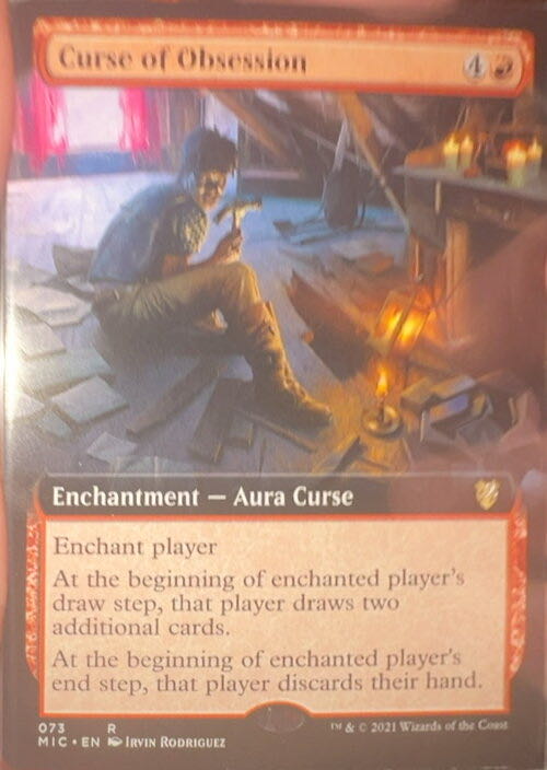 Curse of Obsession  magic card collectible - Main Image 3