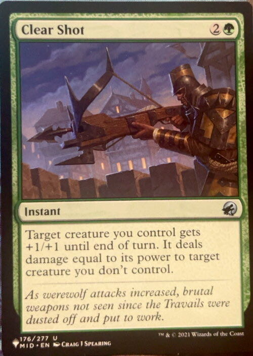 Clear Shot  magic card collectible - Main Image 3