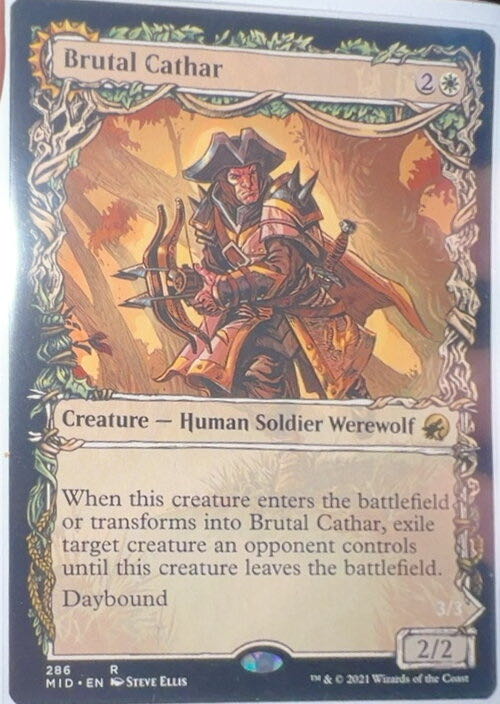 Brutal Cathar // Moonrage Brute  magic card collectible - Main Image 2