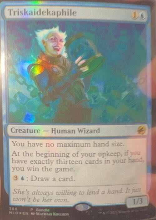 Triskaidekaphile  magic card collectible - Main Image 2